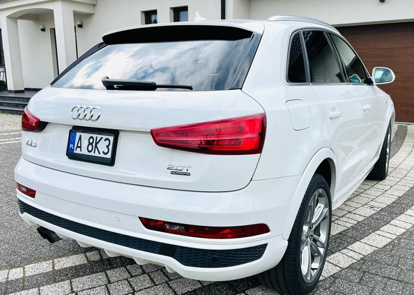 Audi Q3 cena 85900 przebieg: 124990, rok produkcji 2018 z Łuków małe 436